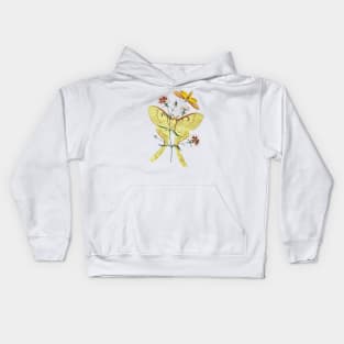 Indian Moon Moth Kids Hoodie